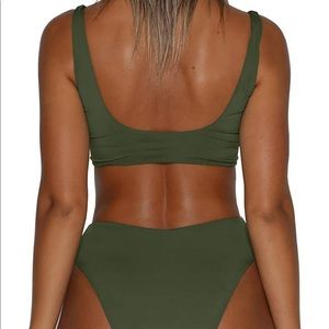 Olive green size medium bikini